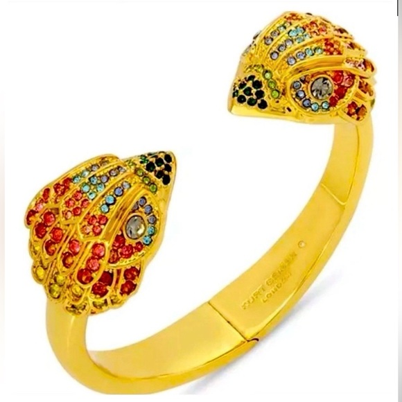 New KURT GEIGER LONDON
Rainbow Pavé Signature Eagle Cuff Bracelet in Gold Tone - Picture 3 of 8